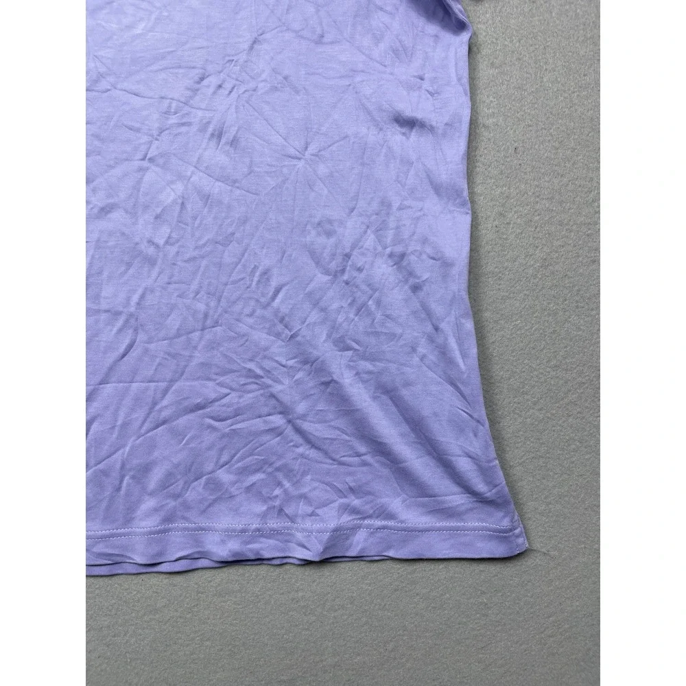 Banana Republic Polo Luxury Touch Cotton Purple Large Mens